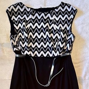 Classic Black Sleeveless Work Dress